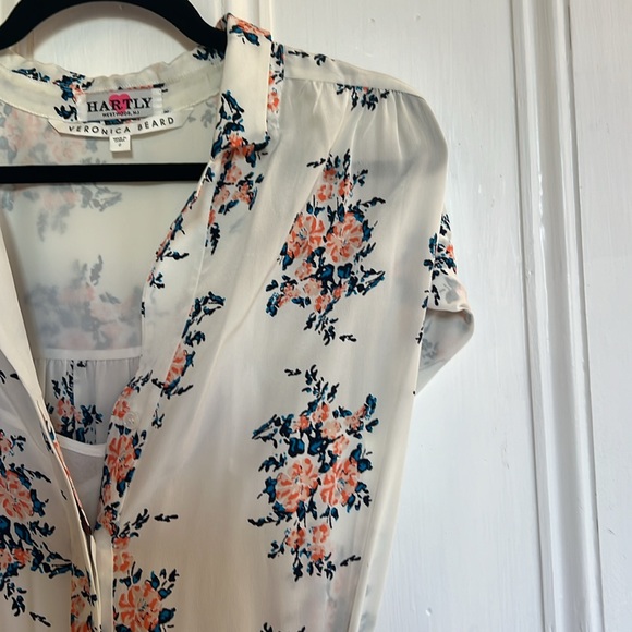 Veronica Beard midi silk button down dresss - Picture 3 of 8